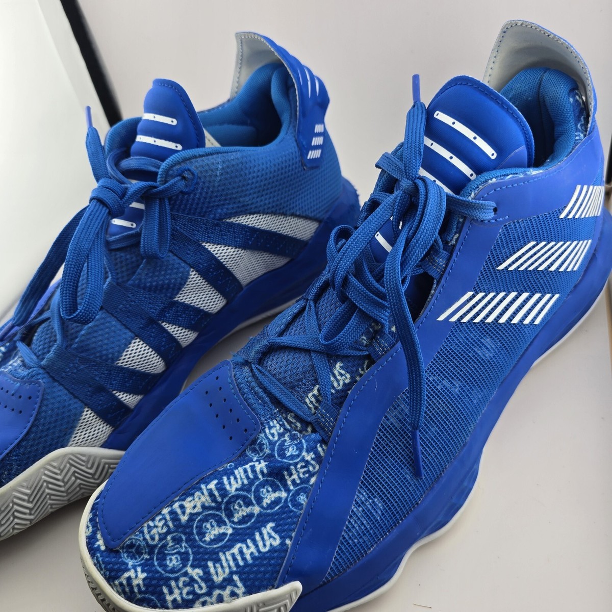 Adidas Dame 6 Glow Blue FU6809 Basketball Shoes Size 12 | eBay
