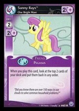 My Little Pony Premiere Edition 3x Sunny Rays, One Bright Mare - 62 -MLP CCG