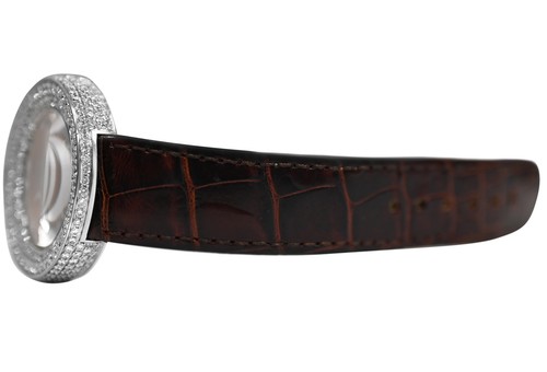 Corum Full Moon 24.840.69 Diamonds 78 Gr. 18k White Gold 35MM Ladies' Quartz - Picture 5 of 13