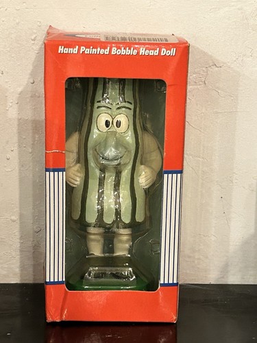 2001 Wilmington Blue Rocks Mascot Mr. Celery Mascot Bobblehead In Original Box - Picture 7 of 8