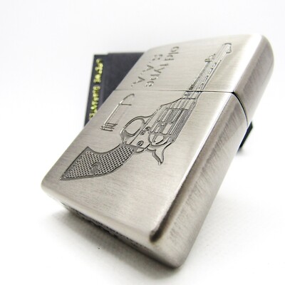 Colt Old Type S.A.A. Engraved Gun Pistol Zippo 1994 MIB Rare | eBay