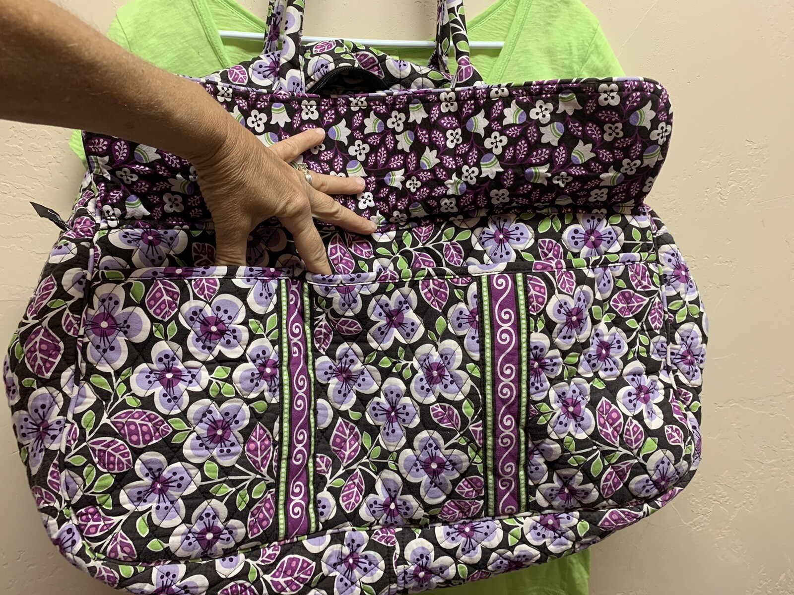 Vera Bradley Extra Large Quilted Grand Traveler Bag P… Gem