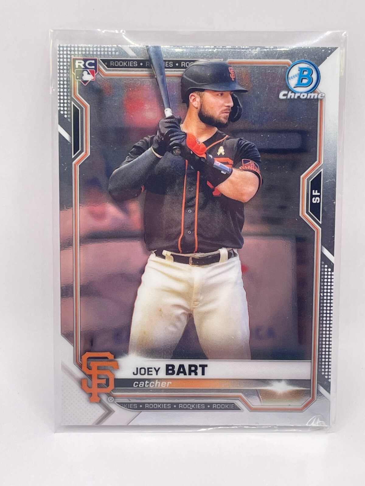 2021 Bowman Chrome Baseball #23 Joey Bart Rookie Card RC San Francisco Giants