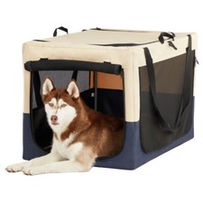 Dog Crates, Adjustable Fabric Cover by Spiral Iron Pipe, Dog Travel Crate