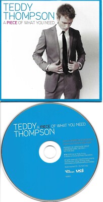 TEDDY THOMPSON Piece DIFFERENT ART & PACKAGING Card Sleeve ADVNCE PROMO DJ CD