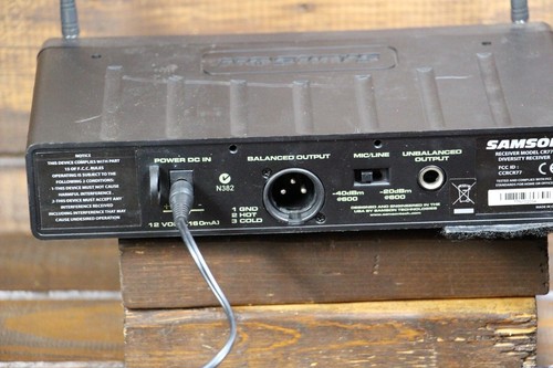 Samson CR77 Wireless Receiver CHANNEL N1 w/ Power Supply - Picture 5 of 11