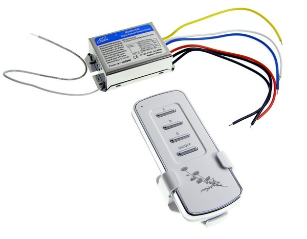 3 Kanal Wireless Lichtschalter Funkschalter Wandschalter Fernbedienung-image