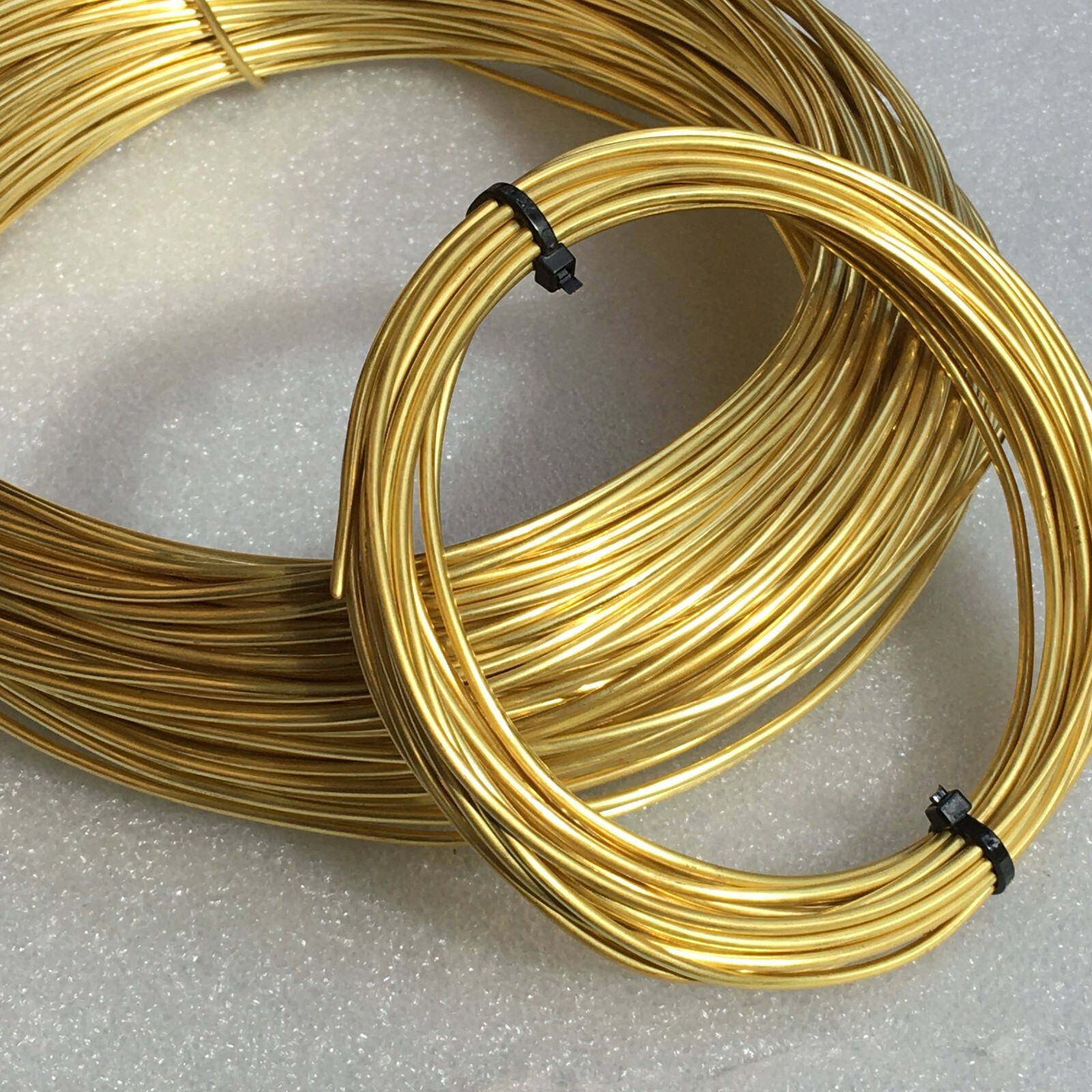 5, 30, 50mtr x 2mm Brass Wire Bare Uncoated Crafts Model Jewellery Hobbies Solid - Picture 3 of 5