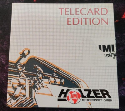 Holzer Motorsport Telefonkarte| im Folder| O 230 |4000er Auflage|mint