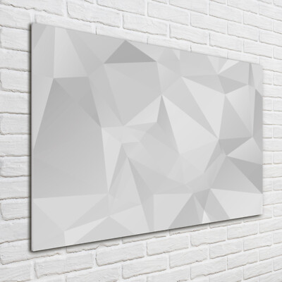 Glas-Bild Wandbilder Druck auf Glas 100x70 Deko Kunst Abstrakte Dreiecke