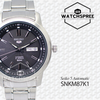Seiko 5 Automatic Watch SNKM87K1 4954628176318 | eBay