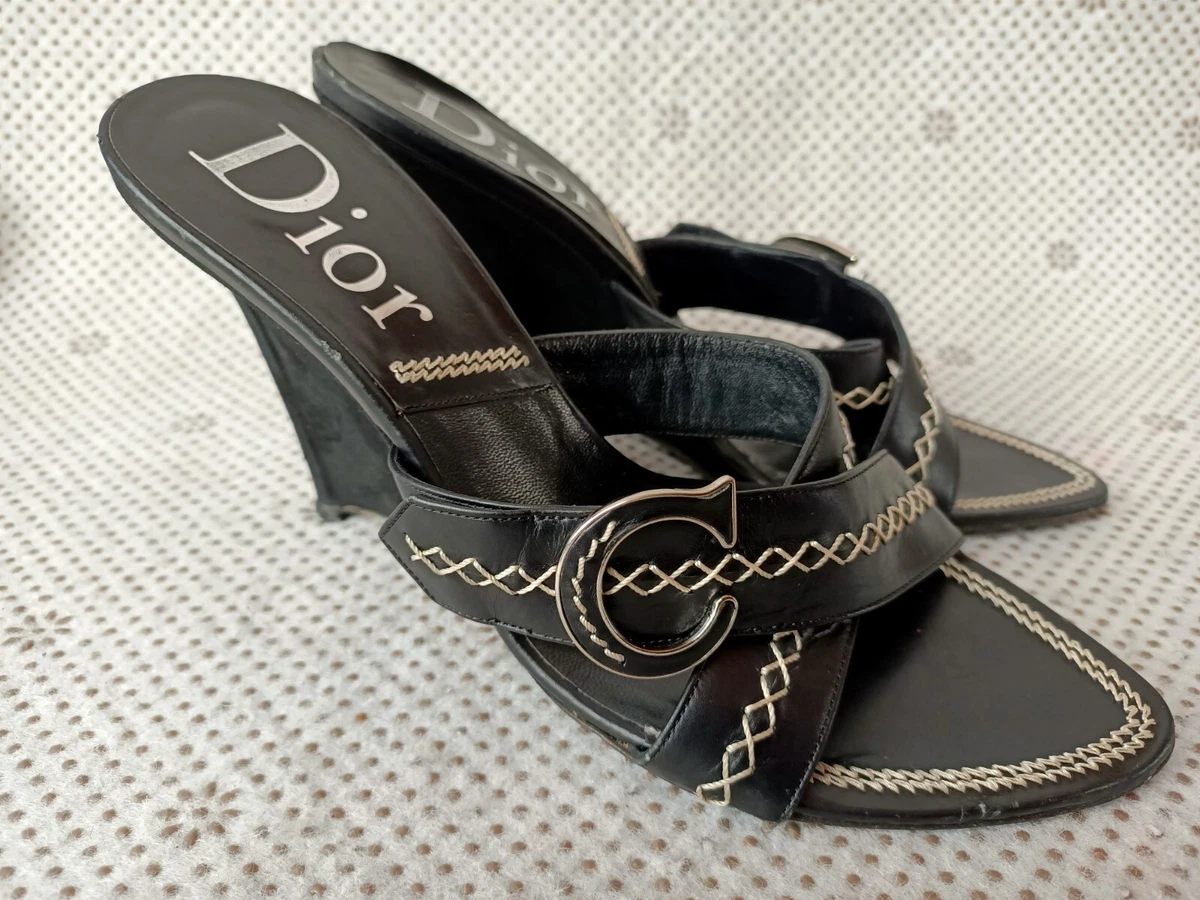 Dior wedge heels sales