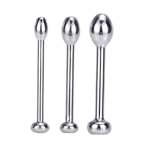 Dilatatore Acciaio Inox Suono Metallo Allungamento Uretrale Pene Maschile Plug Solido - Foto 18 di 30