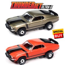 Auto World Thunderjet Tasca Ford 1970 Mustang Boss 302 Combo HO Slot Car