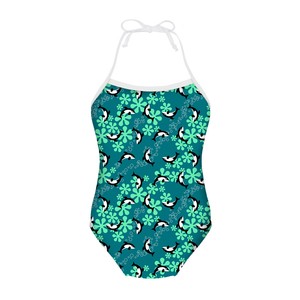 girls shark swimsuit