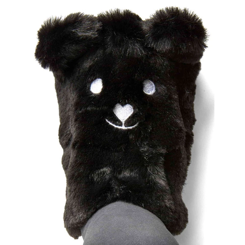 Bebé GAP Niñas Piel Negra Acogedoras Oso Botas Zapatos 6 Niño Pequeño Nuevo sin Etiquetas $60 Foto 2 de 3