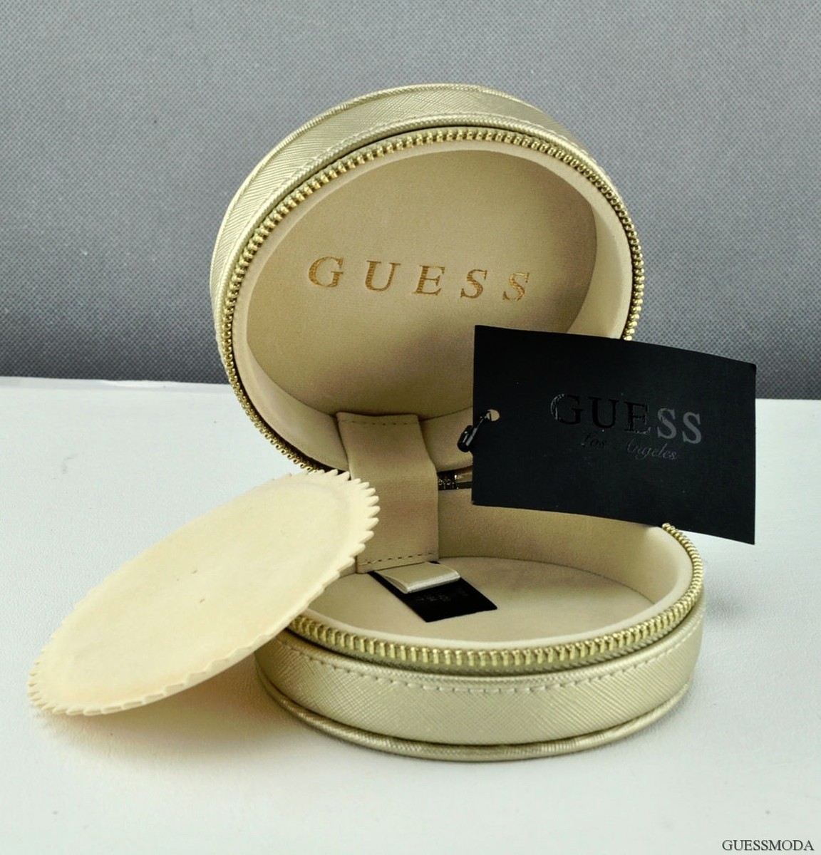 NEWEST! Luxury GUESS Ladies Purse Jewelry Pouch Gold Women SLG USA
