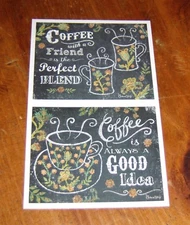 Mrs. Grossman Chalk Talk Sticker Sheet ~ Coffee