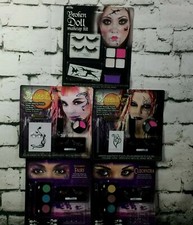 Broken Doll Goth Fairy Cleopatra Eye Lashes Lip Stick Tattoo Gems Face Makeup