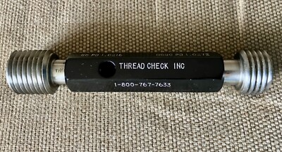 Thread Check Inc 1.0983-8.5 MOD Thread Plug Gage GO NOGO 1.0272 & 1. ...