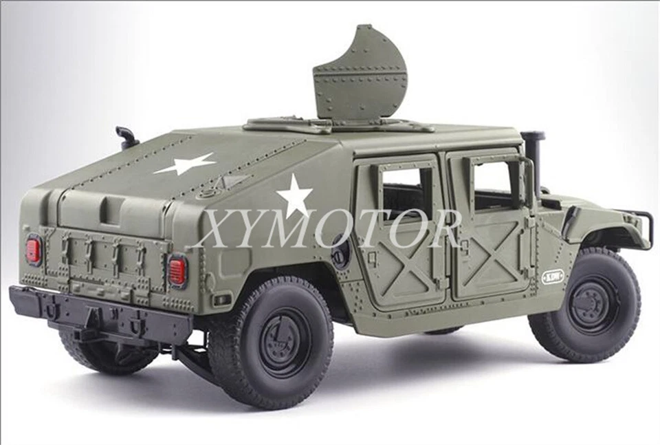 KDW 1:18 Hummer Field Vehicle Alloy Diecast Model Car Vehicles Toys Gifts Green - Image 2 of 4