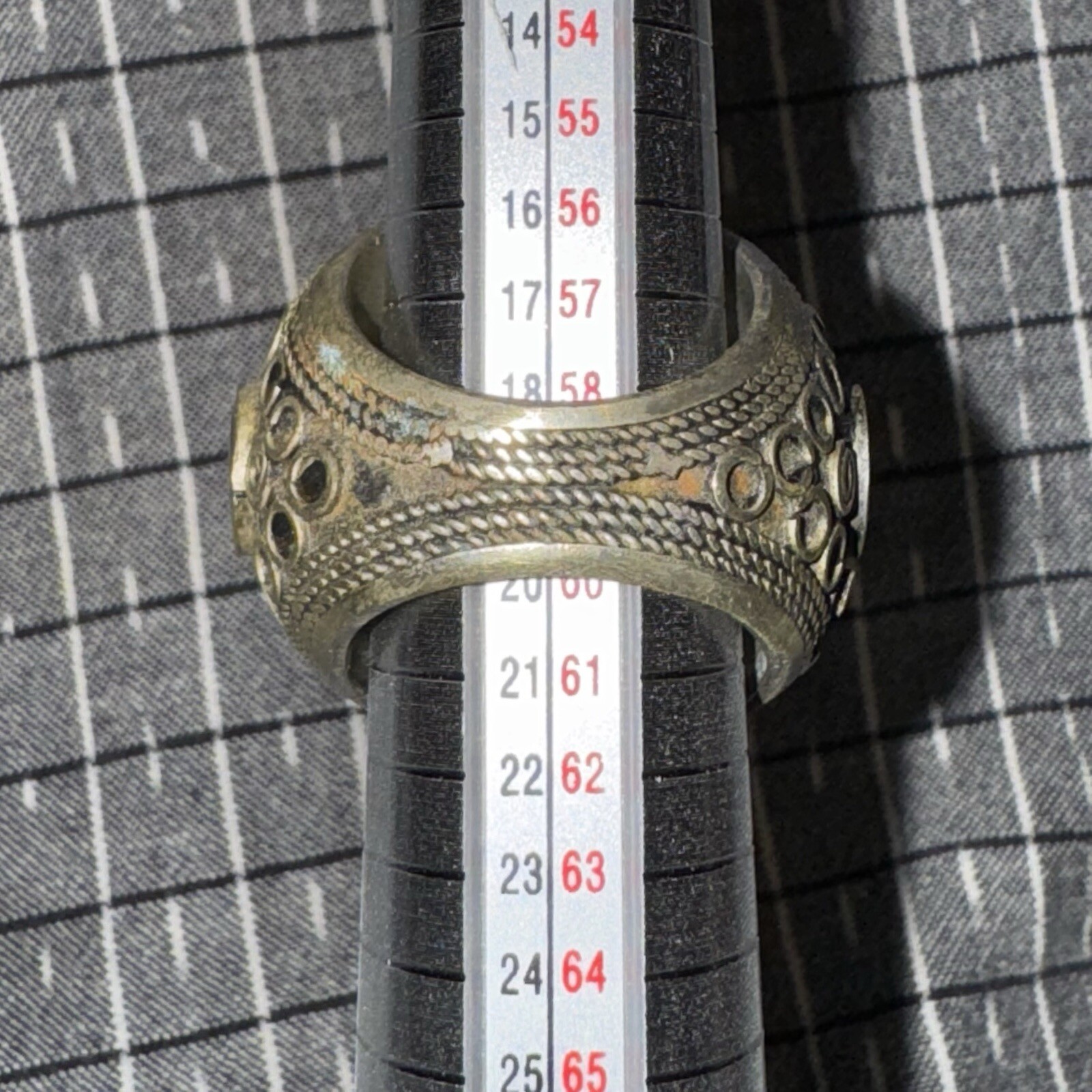 Vintage Middle Eastern Oversized Ring, Galloping … - image 7