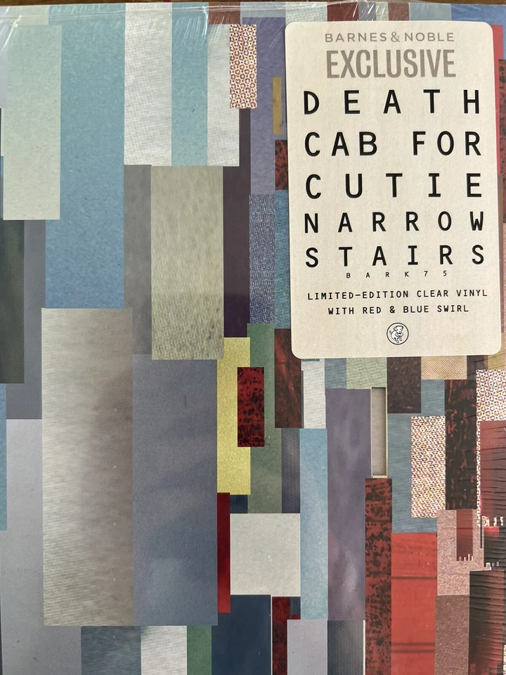 Death Cab For Cutie. Narrow Stairs Red & Blue Swirl, USA Exclusive Mint Vinyl. - Image 2 of 2