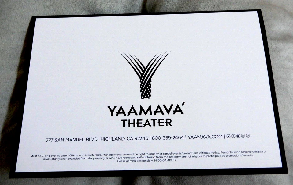 DAVE MATTHEWS BAND CONCERT TICKET Advertisement AUGUST 24, 2023 YAAMAVA CASINO - Image 3 of 4