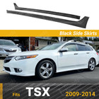 Fits Acura TSX 2009-2014 Type-S Style Unpainted Black PU Side Skirts Body Kits