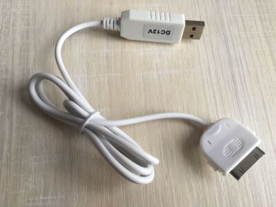 Apple iPod 30GB FireWireケーブル付き（ジャンク） USB to 30 Pin Firewire Function Charging Cable Cord For iPod Photo