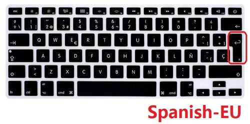TPU Keyboard Film for Macbook Pro 13 15 Retina 2015 A1502 A1398 EU US Russian Sp - Afbeelding 9 van 16