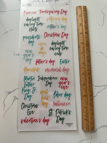 The Paper Studio Paper Crafts Stick A Bilities Phrases Veterans Independence Day - 第 2/3 張圖片