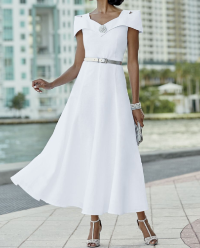 Ashro White Formal Wedding Party Church 