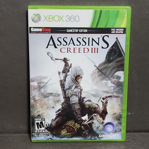 Assassins Creed III 3 (Xbox 360) Complete GameStop