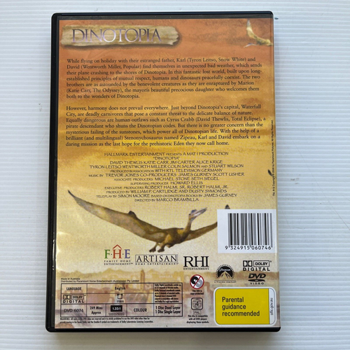 Dinotopia A Secret World Is About To Be Revealed 2 Disc DVD Region 4 - Bild 2 von 4