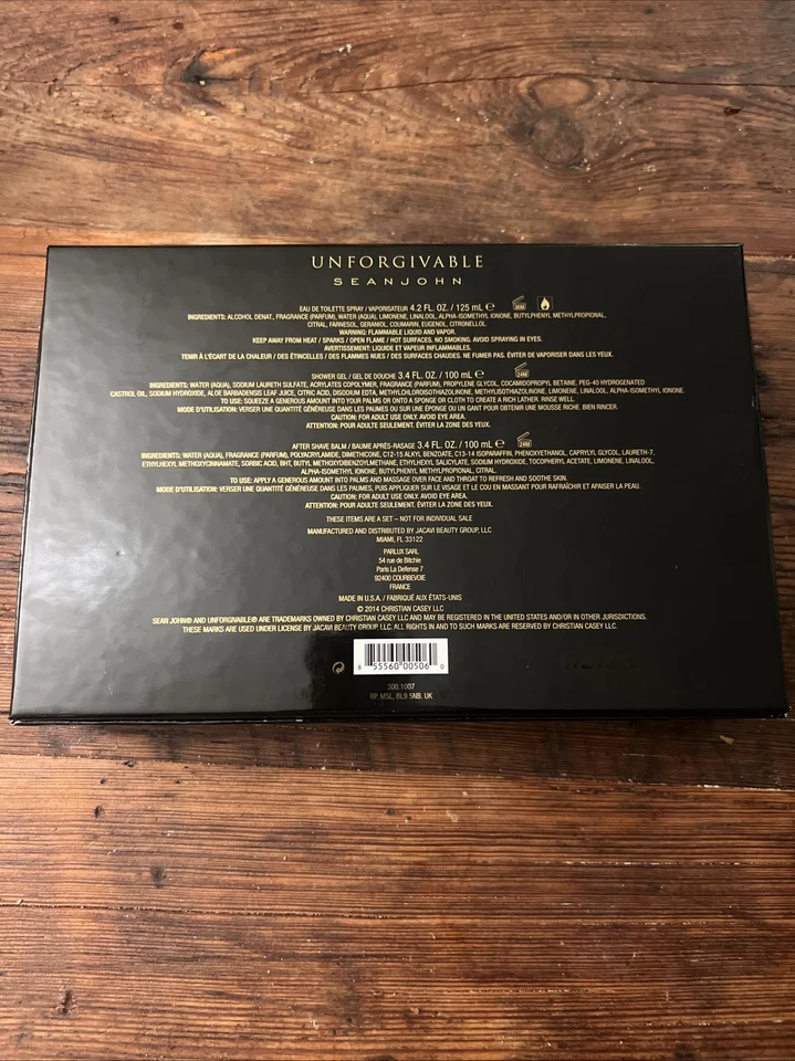 Juego para hombre Sean John Unforgivable 4,2 OZ Foto 4 de 4