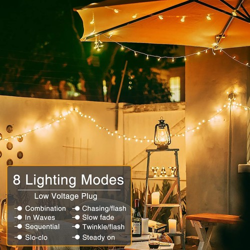 Fairy String Lights 100M - 500 LED Mains Plug In Christmas Tree Indoor & Outdoor - Picture 12 of 25
