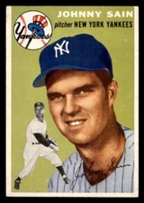 1954 Topps Baseball #205 Johnny Sain NM/MT *l2