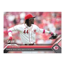Elly De La Cruz Topps Now #475 Stat Cast Era Record