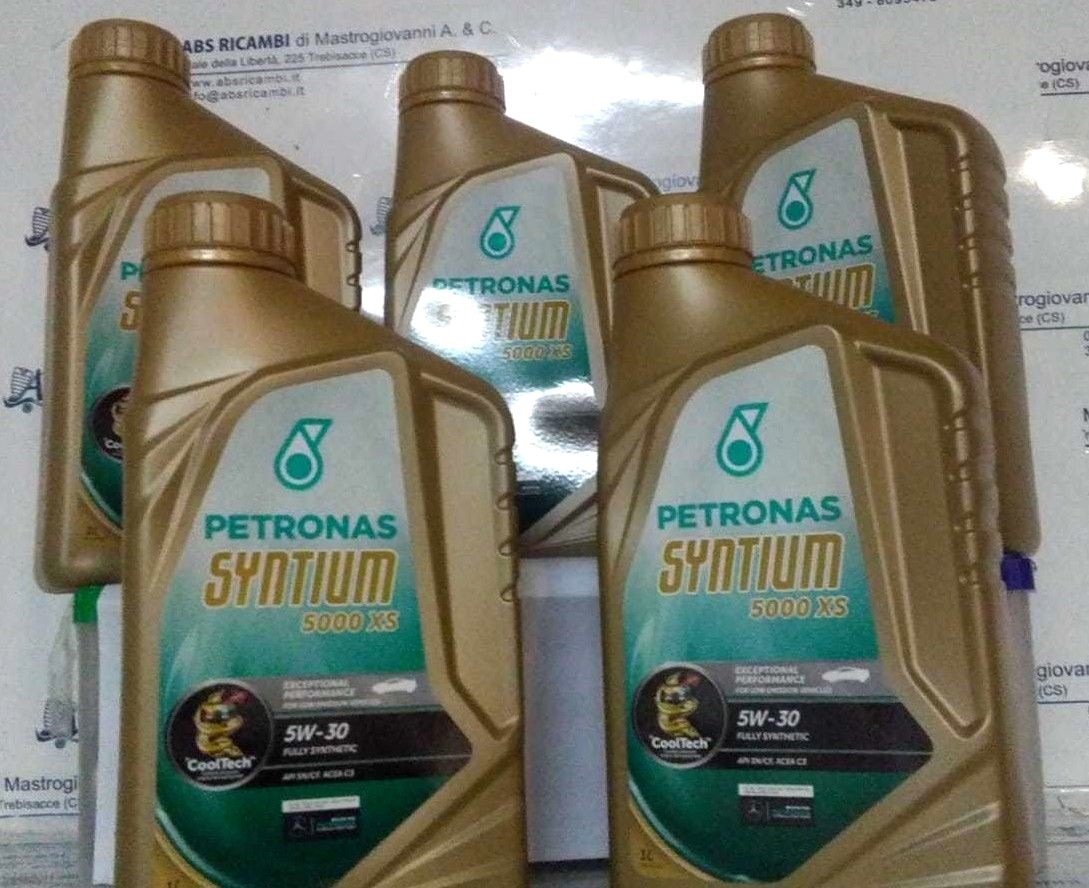 OFFERTA 5 LITRI OLIO MOTORE PETRONAS SYNTIUM 5000 XS 5W-30