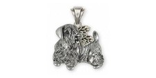 Sealyham Terrier Angel Pendant Jewelry Sterling Silver Handmade Dog Pendant SEM2