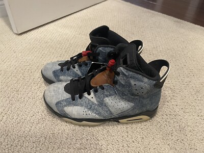 Jordan 6 Retro Washed Denim 2019 Used Size 8 193654685300| eBay
