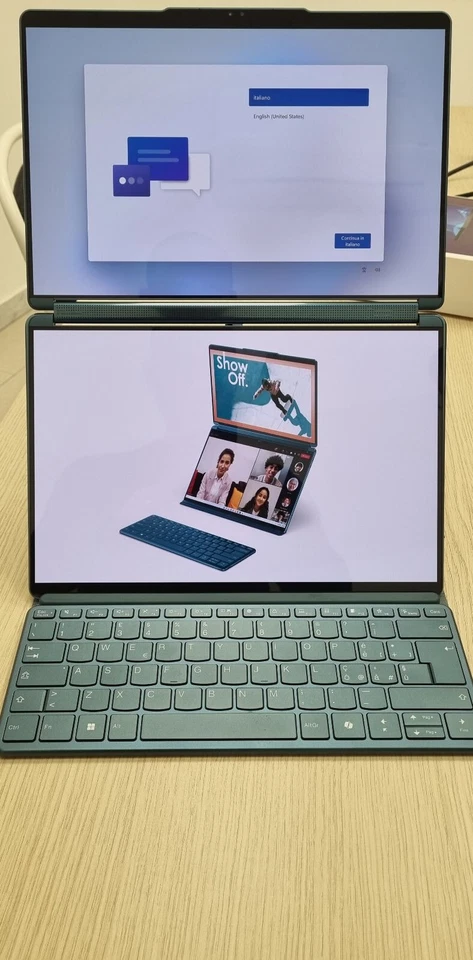 Lenovo Yoga Book 9 13IRU8 13,3" (512GB SSD, Intel Core i7 13a Gen., 5,00 GHz,... - Immagine 4 di 4