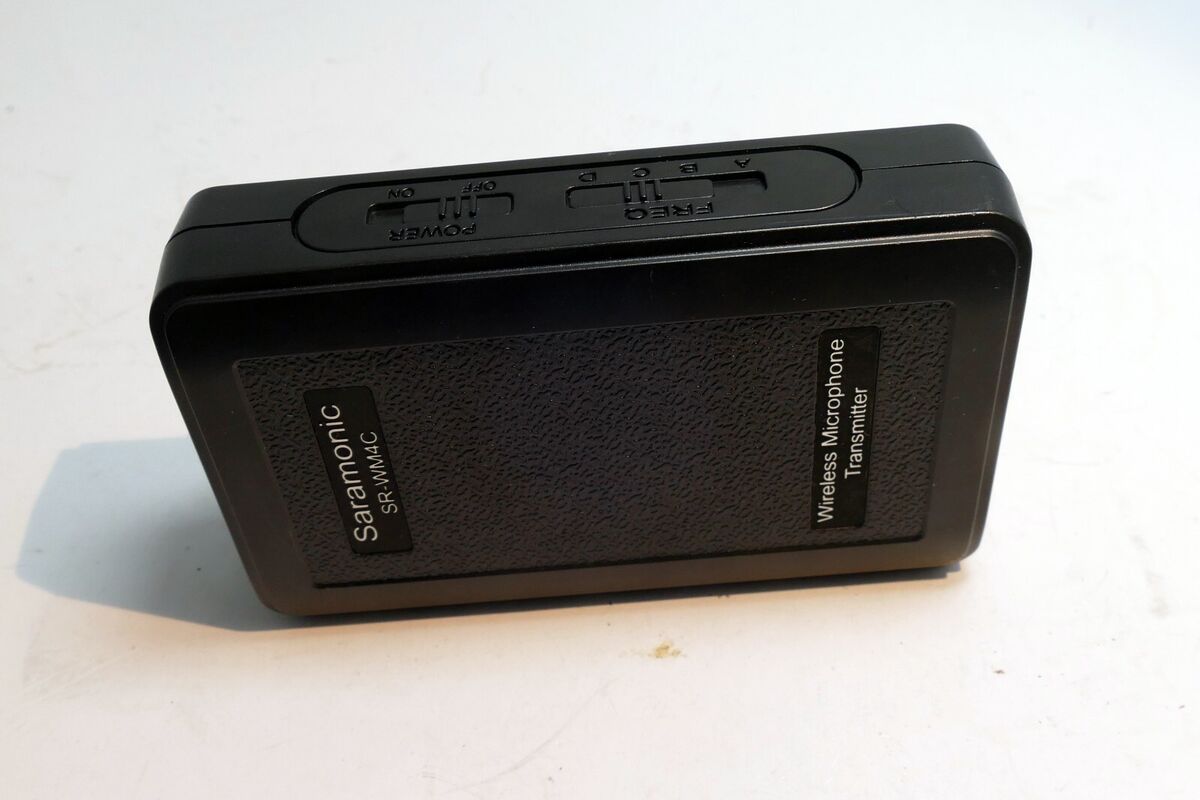 Saramonic SR-WM4C Wireless Lavalier Microphone Transmitter Saramonic SR-WM4C Wireless Lavalier Microphone Transmitter