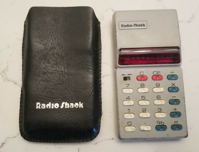 Vintage Radio Shack Calculator EC-221 with Case Working Condition | eBay