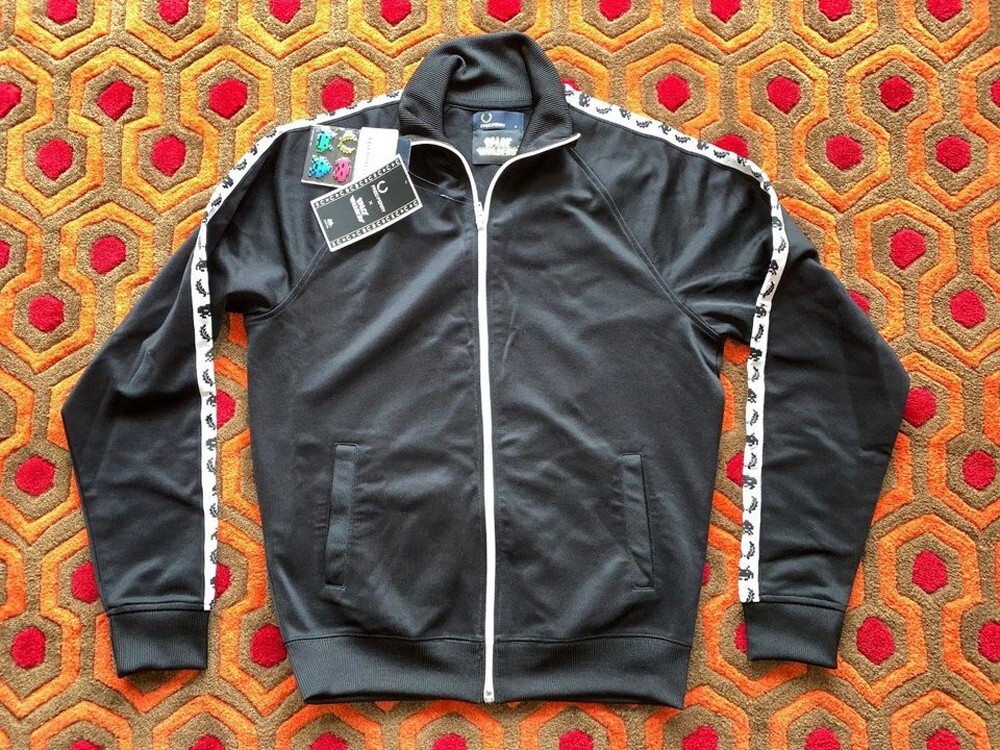 Fred Perry Space Invaders Track Jacket Men`s Small NEW with Fred Perry Space Invaders Track Jacket Men`s Small NEW with