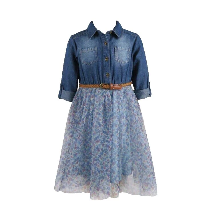 Blue 8 Size Dresses for Girls