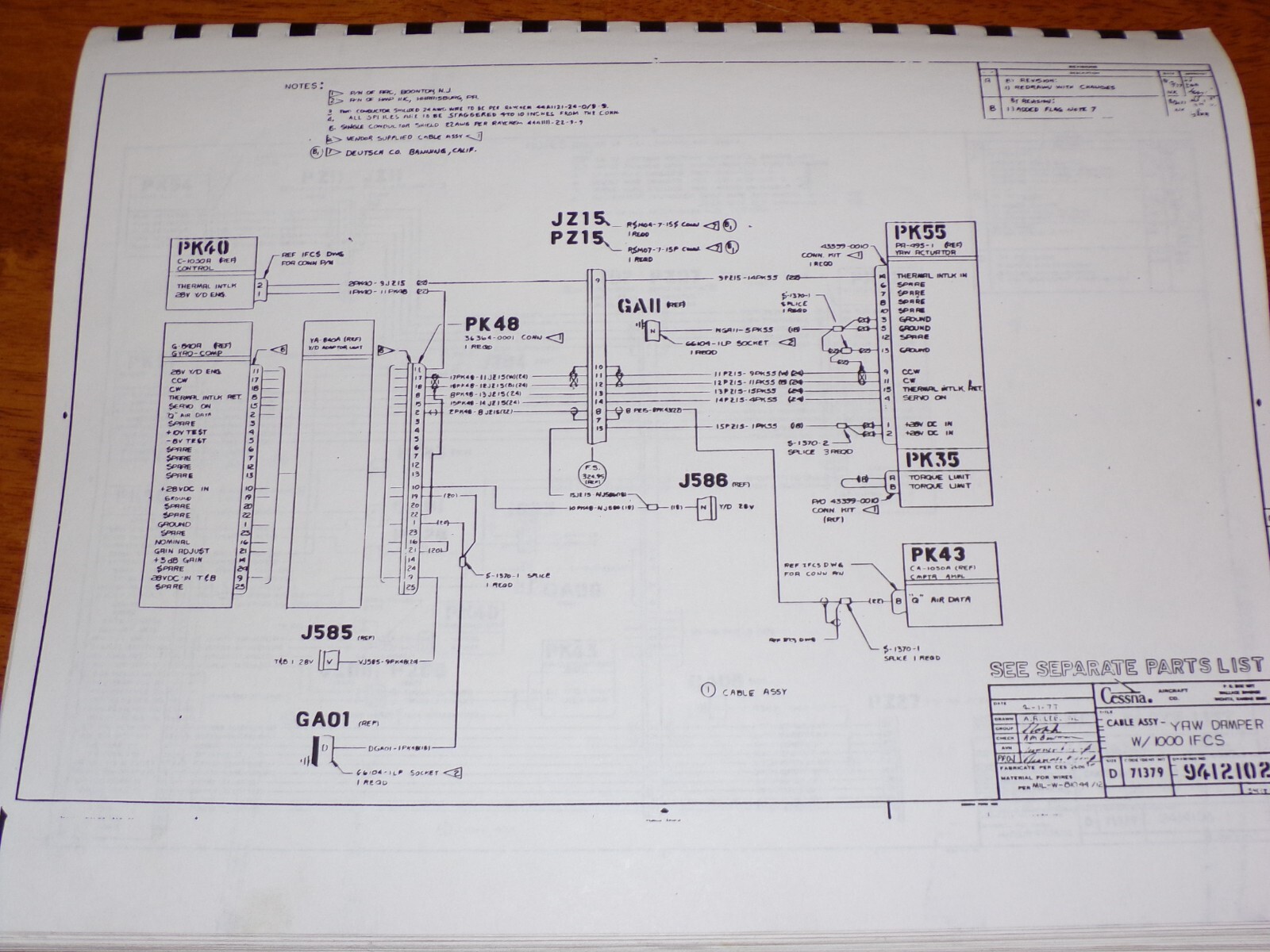 Cessna Avionics Wiring Diagrams 1000 IFCS and more eBay