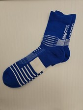 Sleeman Performance Socks Blue White One Size Adult Unisex Crew New A32