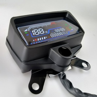 Motorcycle Speedometer Digital LED LCD Odometer for   CG125 &ex